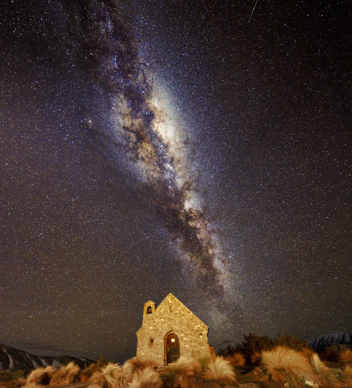 Starry Night at Church of The Good Shepherd