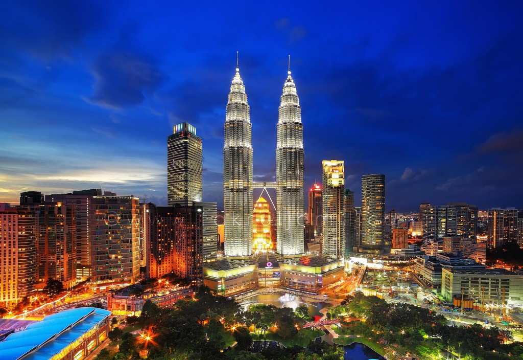 Petronas Twin Towers Blue Hour