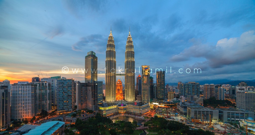 Petronas Twin Towers Sunset 4