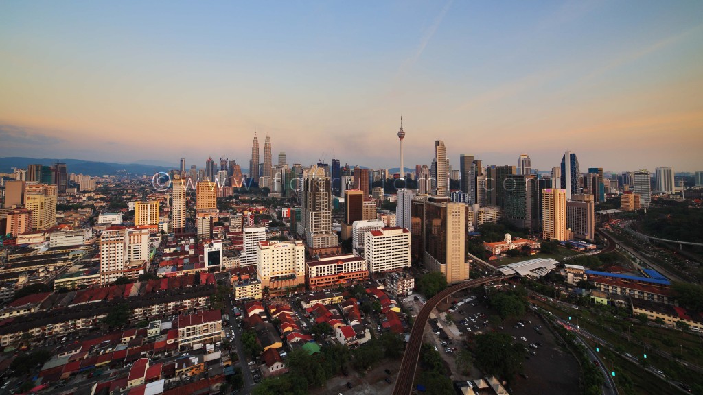 Kuala Lumpur City Evening view