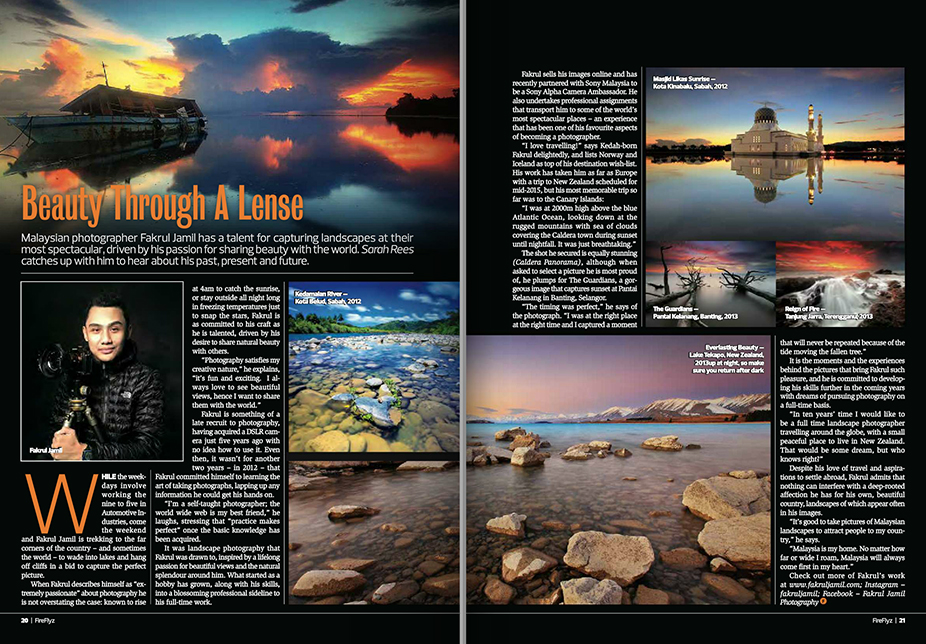 Beauty Through A Lense – Firefly In Flight Magazine Interview